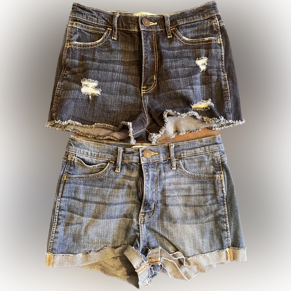 Abercrombie & Fitch Woman’s denim shorts size 0 - Picture 1 of 7